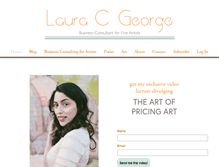 Tablet Screenshot of lauracgeorge.com